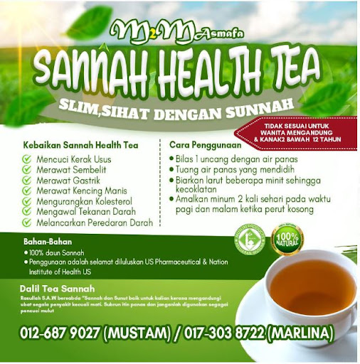 Slim Sunnah Sanna Health Tea Uncang Melaka