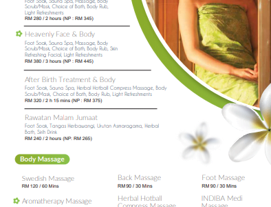 Tinis Spa Ampang – Pijat Relaksasi & Rawatan Kecantikan di Jantung Kota